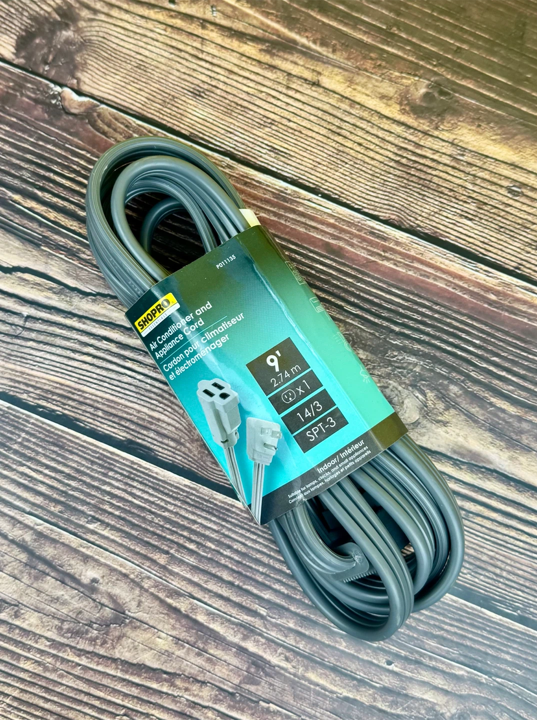 New Extension Cord Cord - 9 ft - Shopro Appliance Cord - photo 4