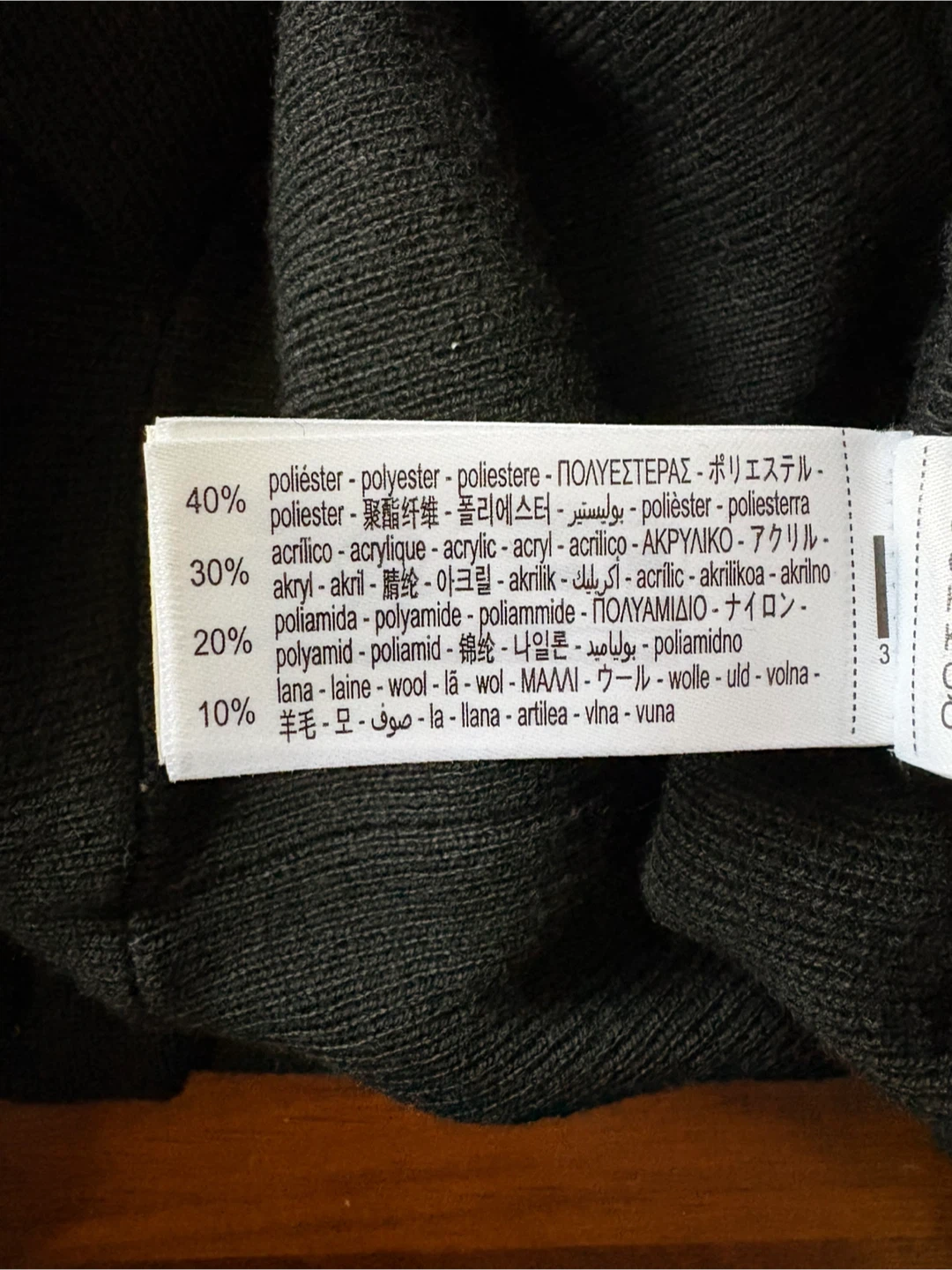 BNWT Zara black knit sweater - photo 3