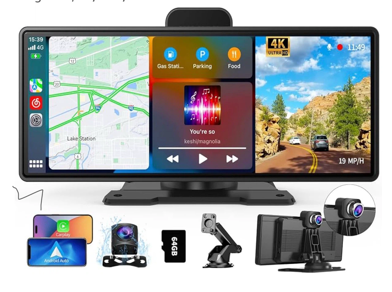 10.26 Inch Wireless Carplay Stereo