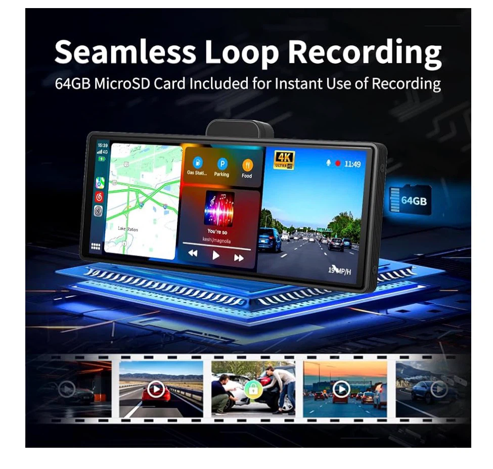 10.26 Inch Wireless Carplay Stereo - photo 3