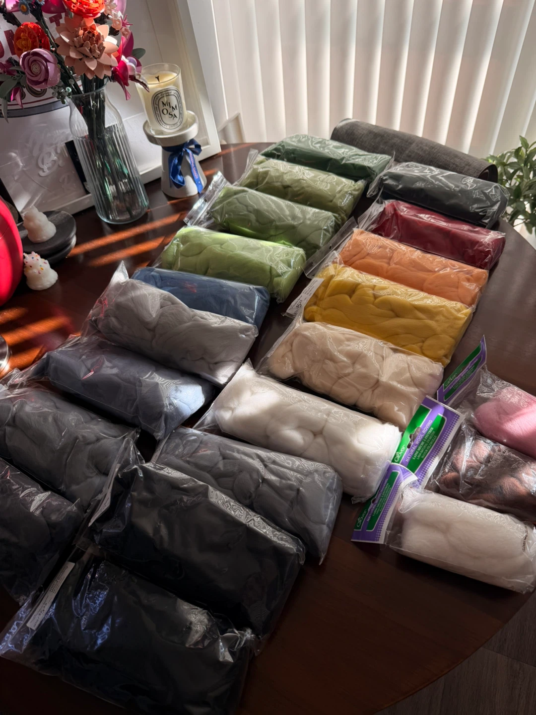 Assorted Merino Wool Roving for Felting/Spinning - photo 2