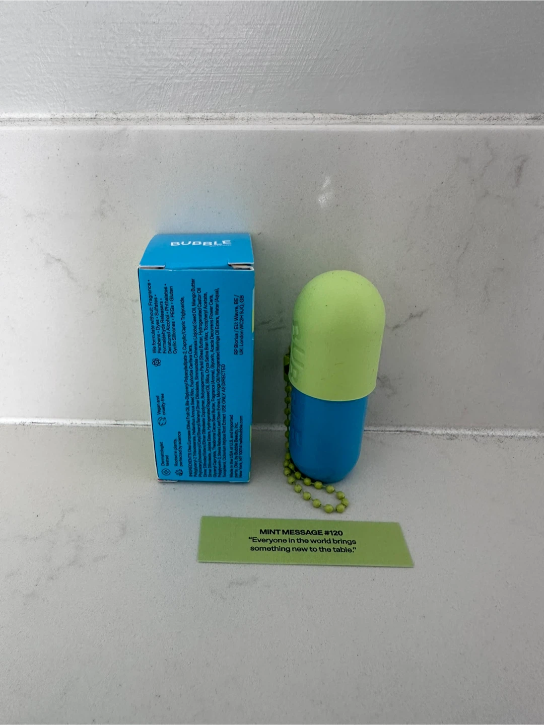 Brand new Bubble Mint Message Lip Balm - photo 3