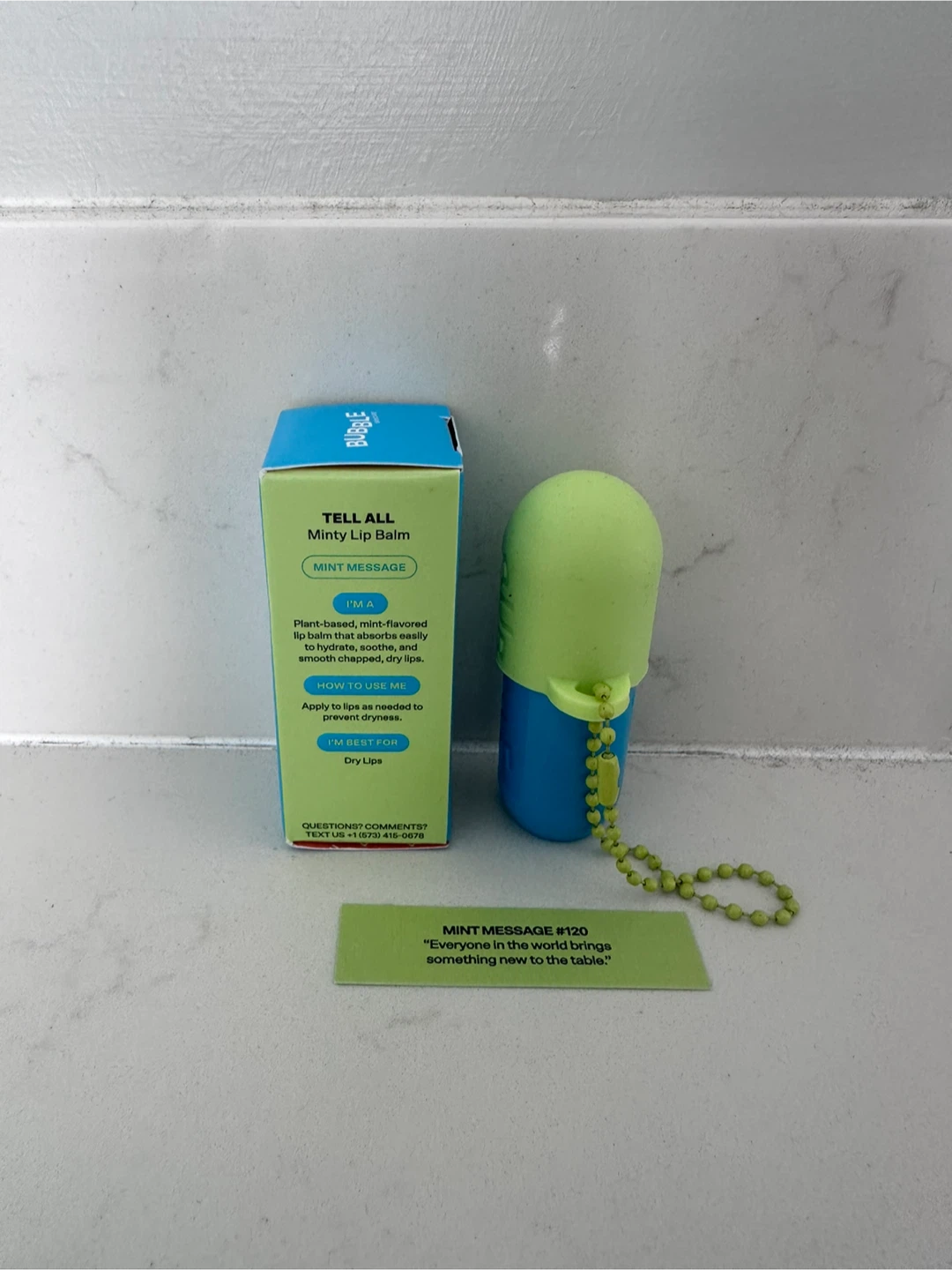 Brand new Bubble Mint Message Lip Balm - photo 2