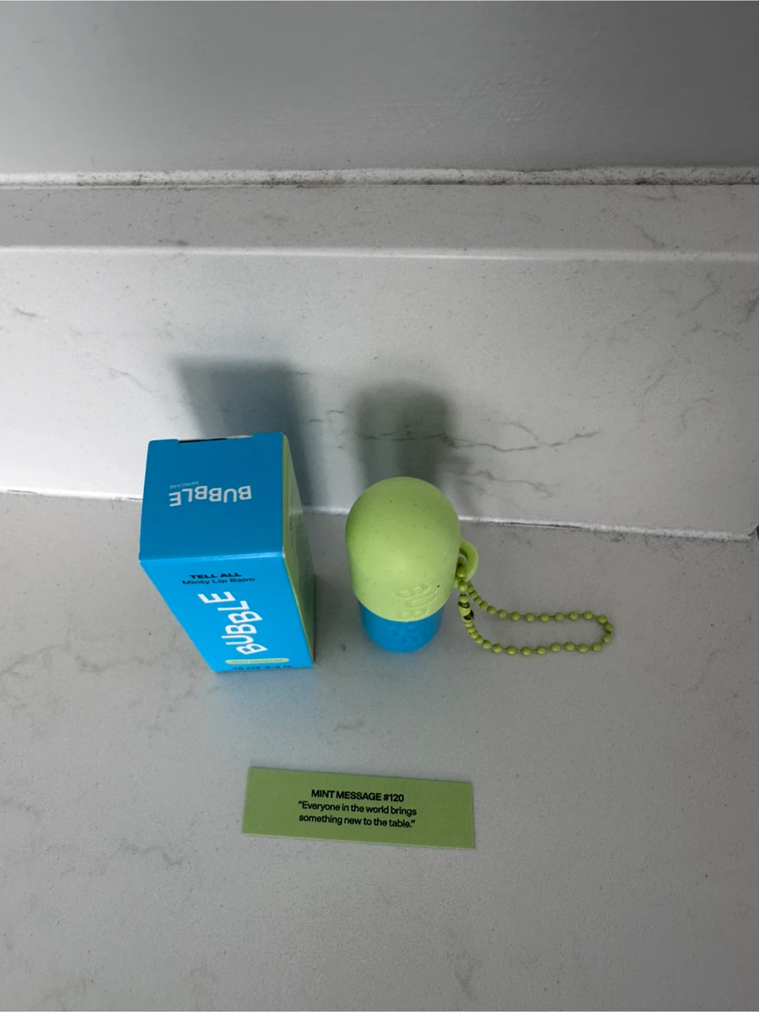 Brand new Bubble Mint Message Lip Balm - photo 5