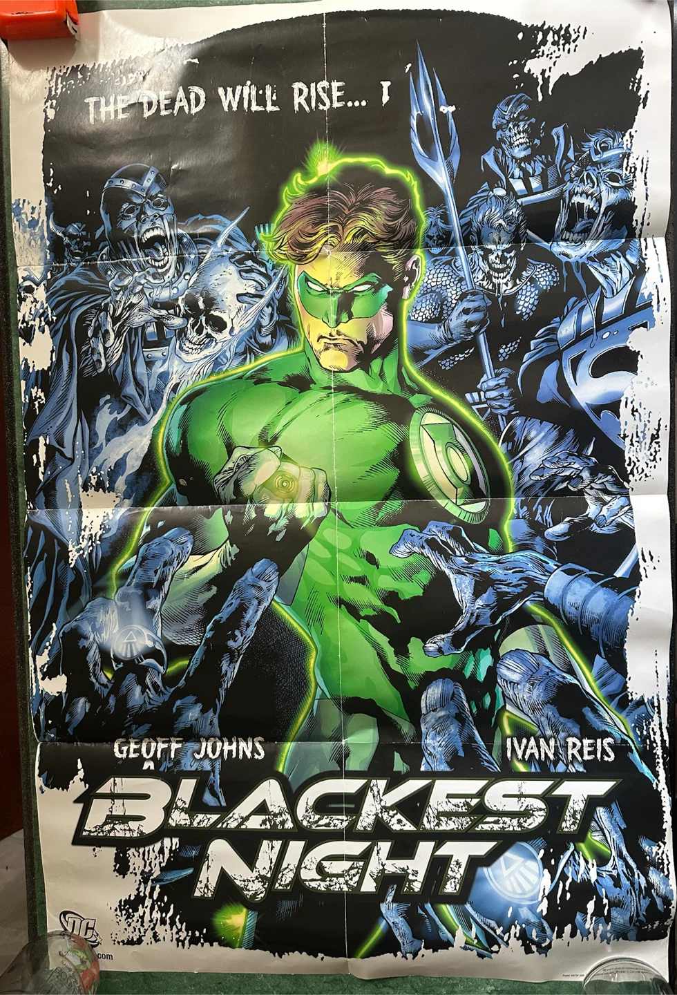 DC Comics Blackest Night 2009 Promotional Poster