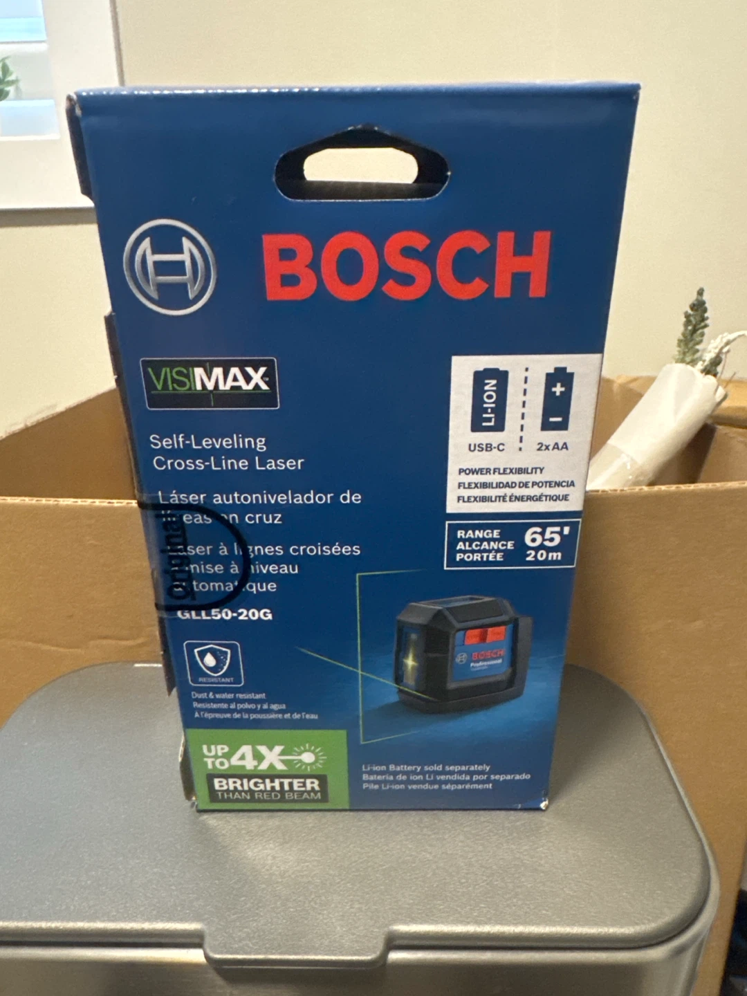 BOSCH GLL50-20G Laser Level - photo 3