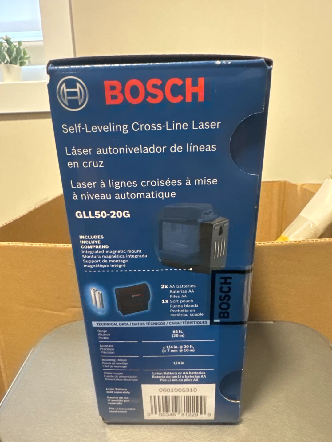 BOSCH GLL50-20G Laser Level - photo 4