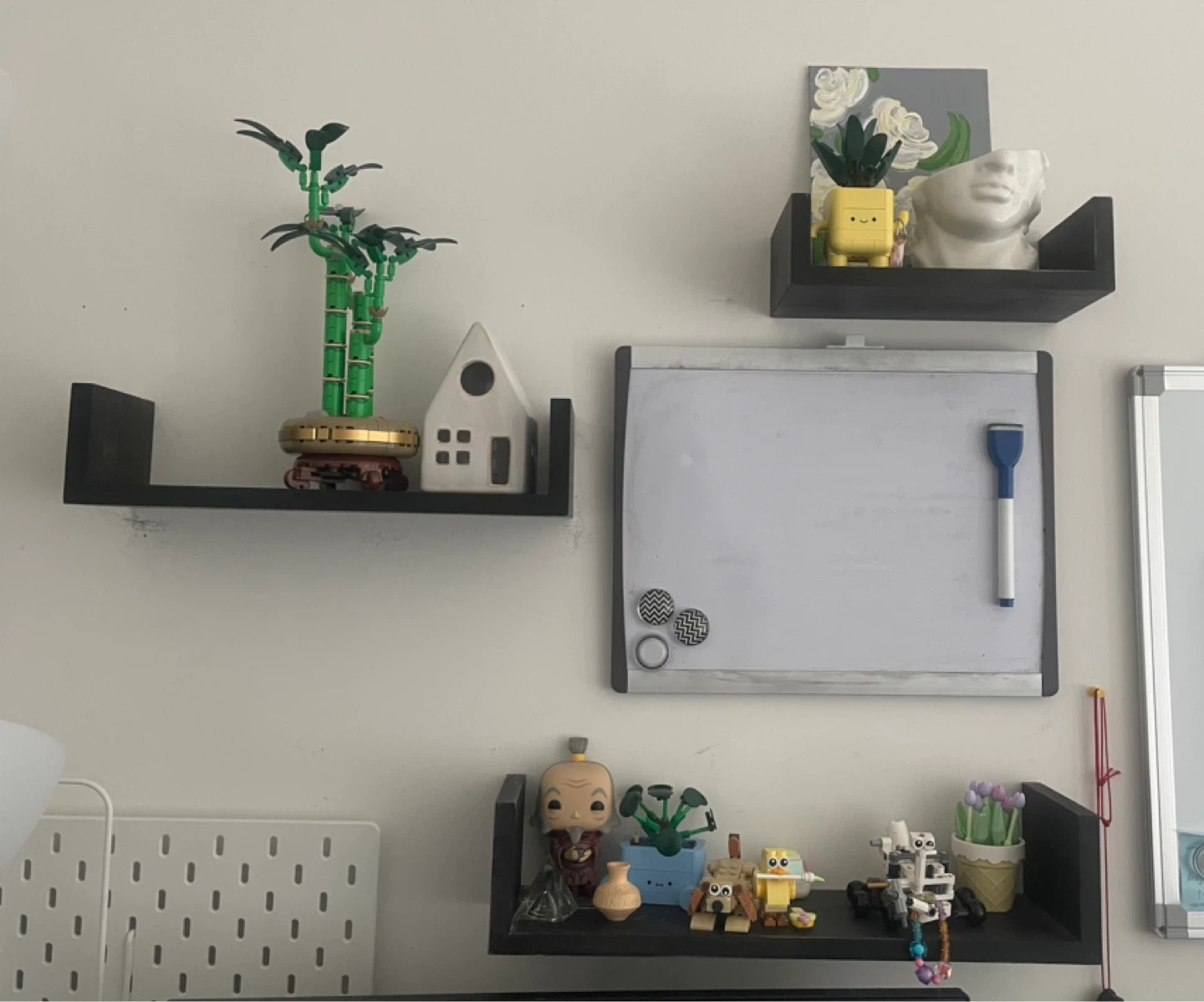 3 floating shelves