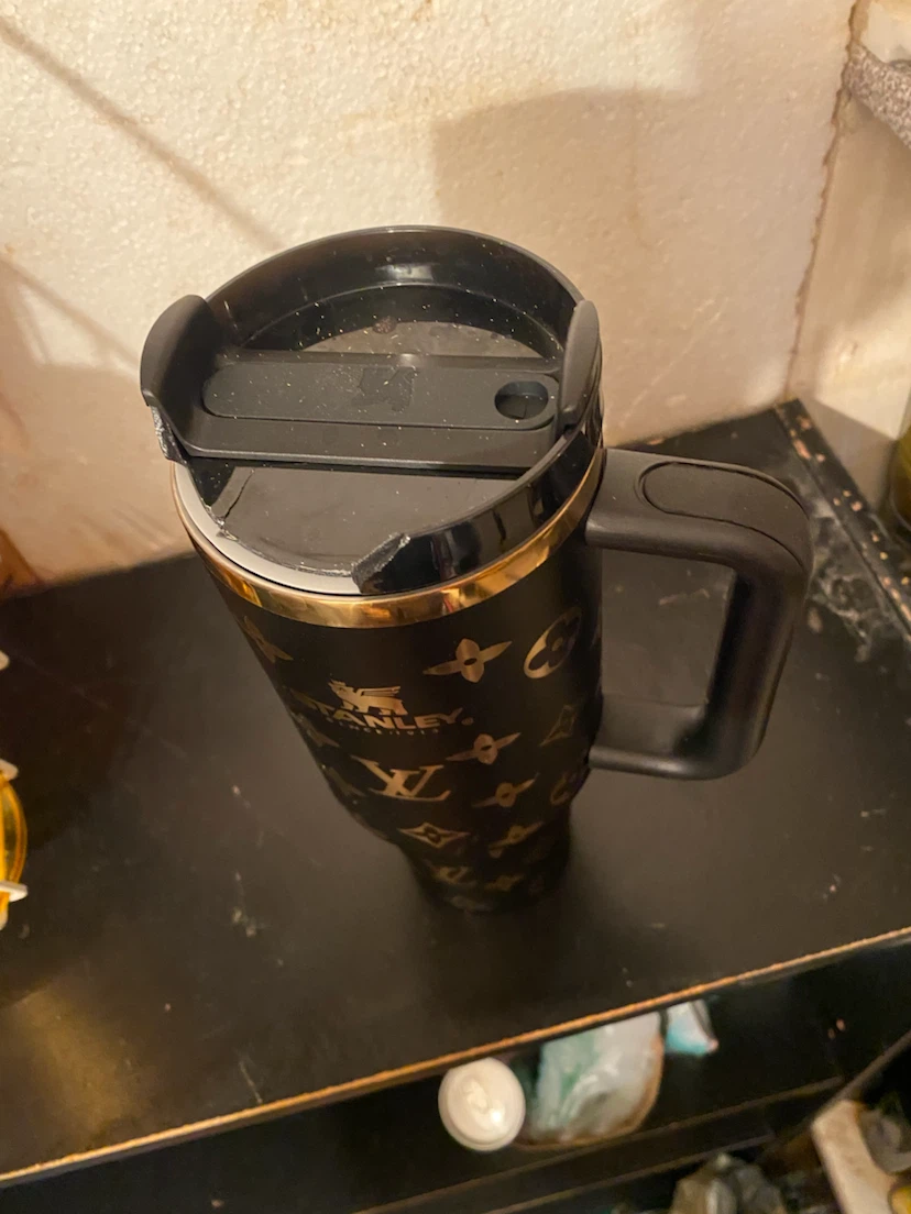 Stanley Tumbler with Gold Pattern