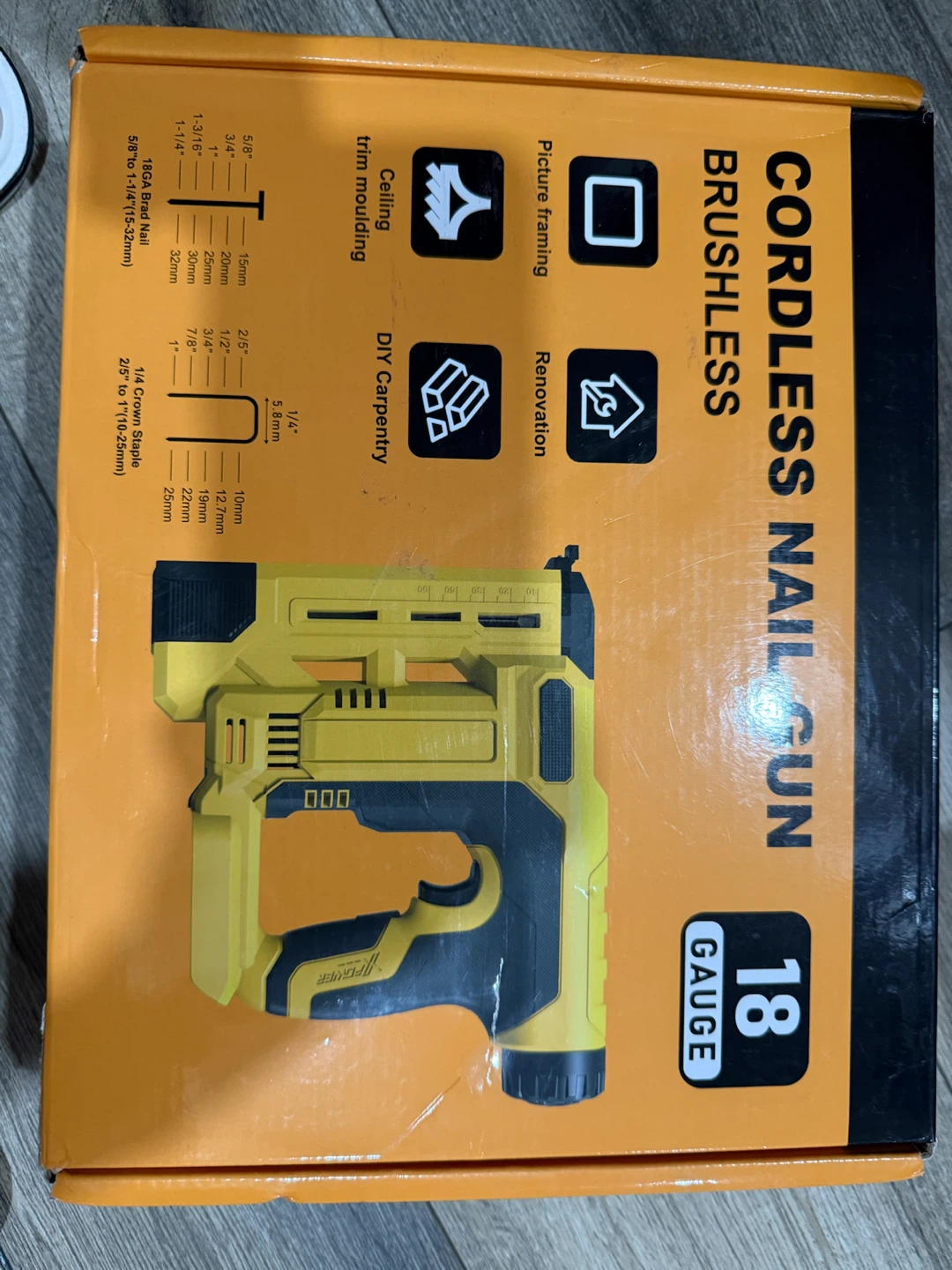 18 Gauge Cordless Brushless Nail Gun - photo 3
