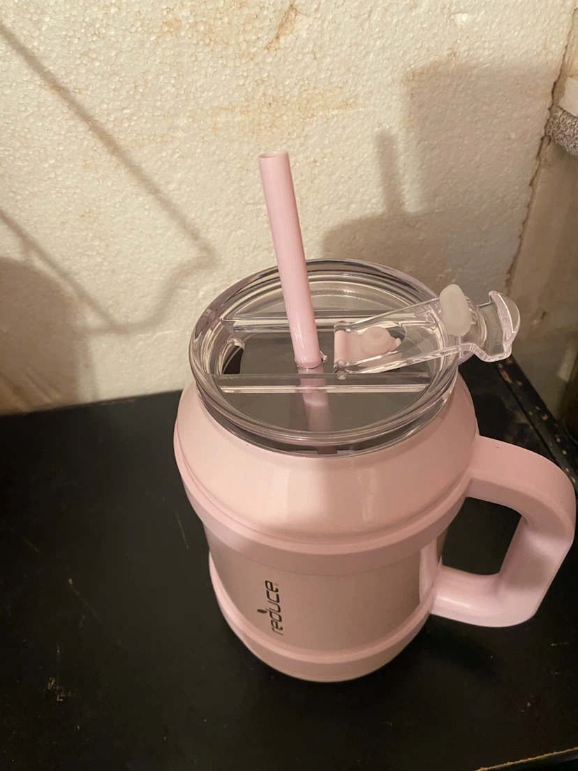 Reduce Insulated Tumbler with Straw, Light Pink - photo 2