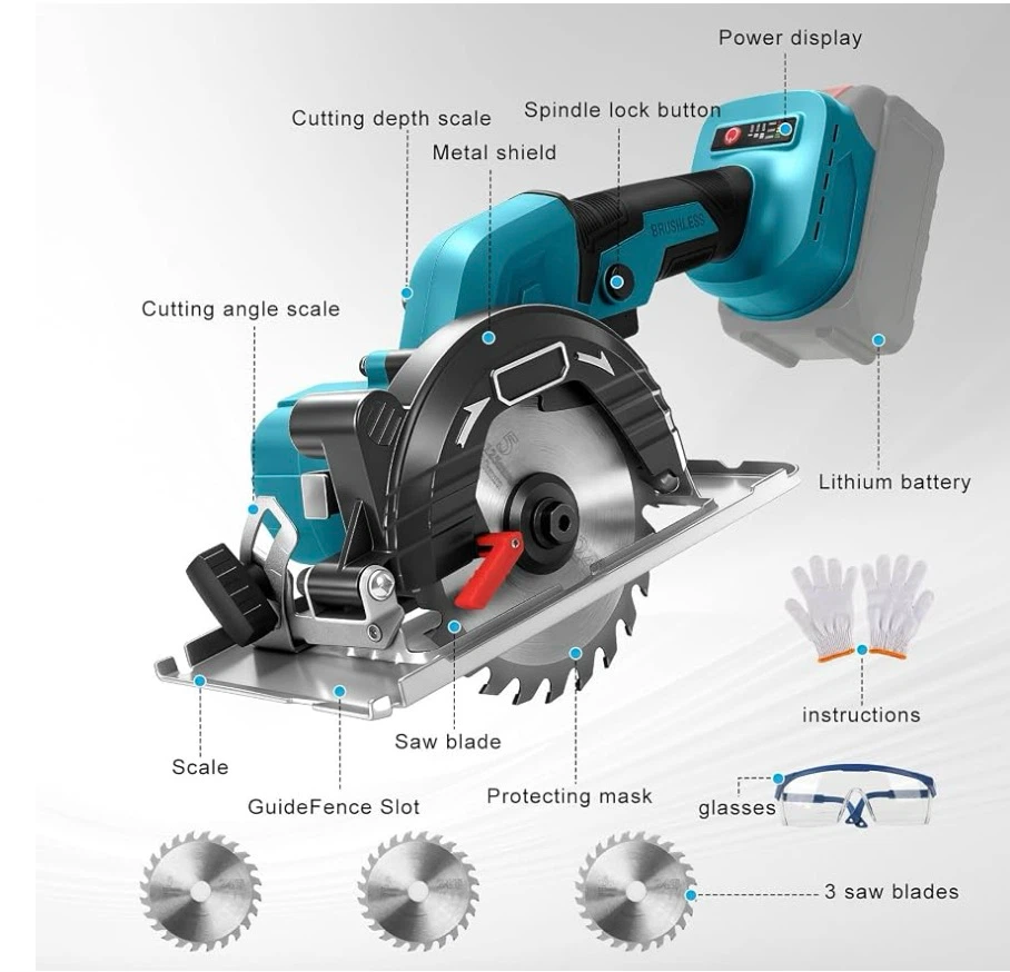 Brushless Single Hand Circular Saw - photo 2