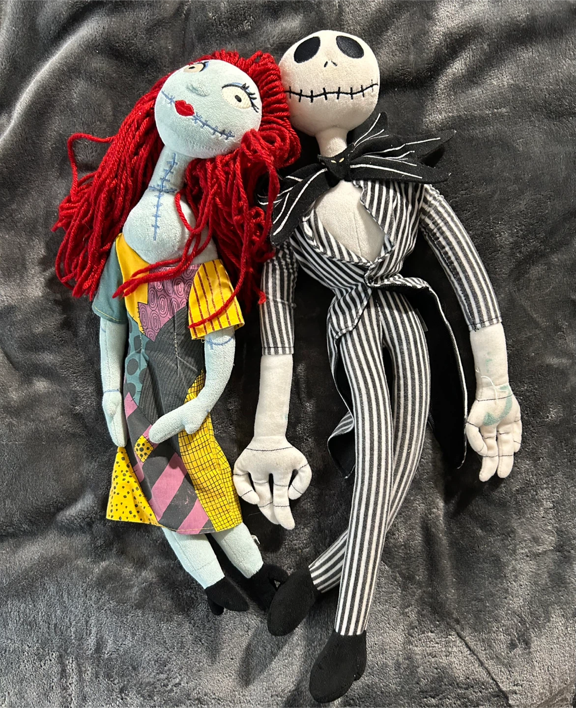 Nightmare Before Christmas Jack and Sally Plush Dolls