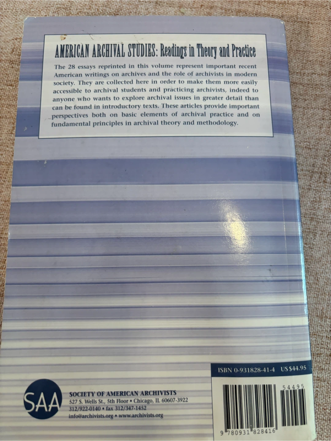 American Archival Studies: Readings in Theory and Practice - photo 2