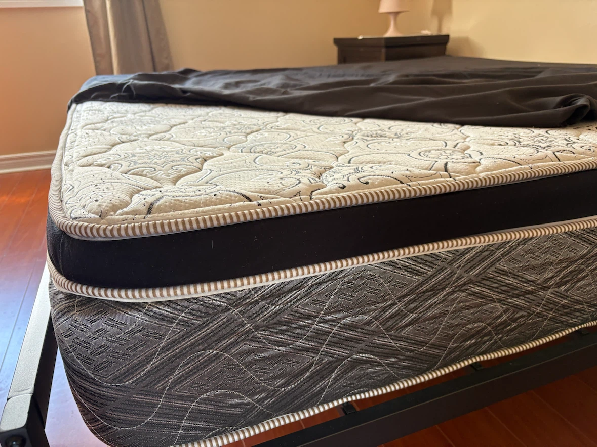 Euro Top Mattress and Metal Bed Frame - photo 3