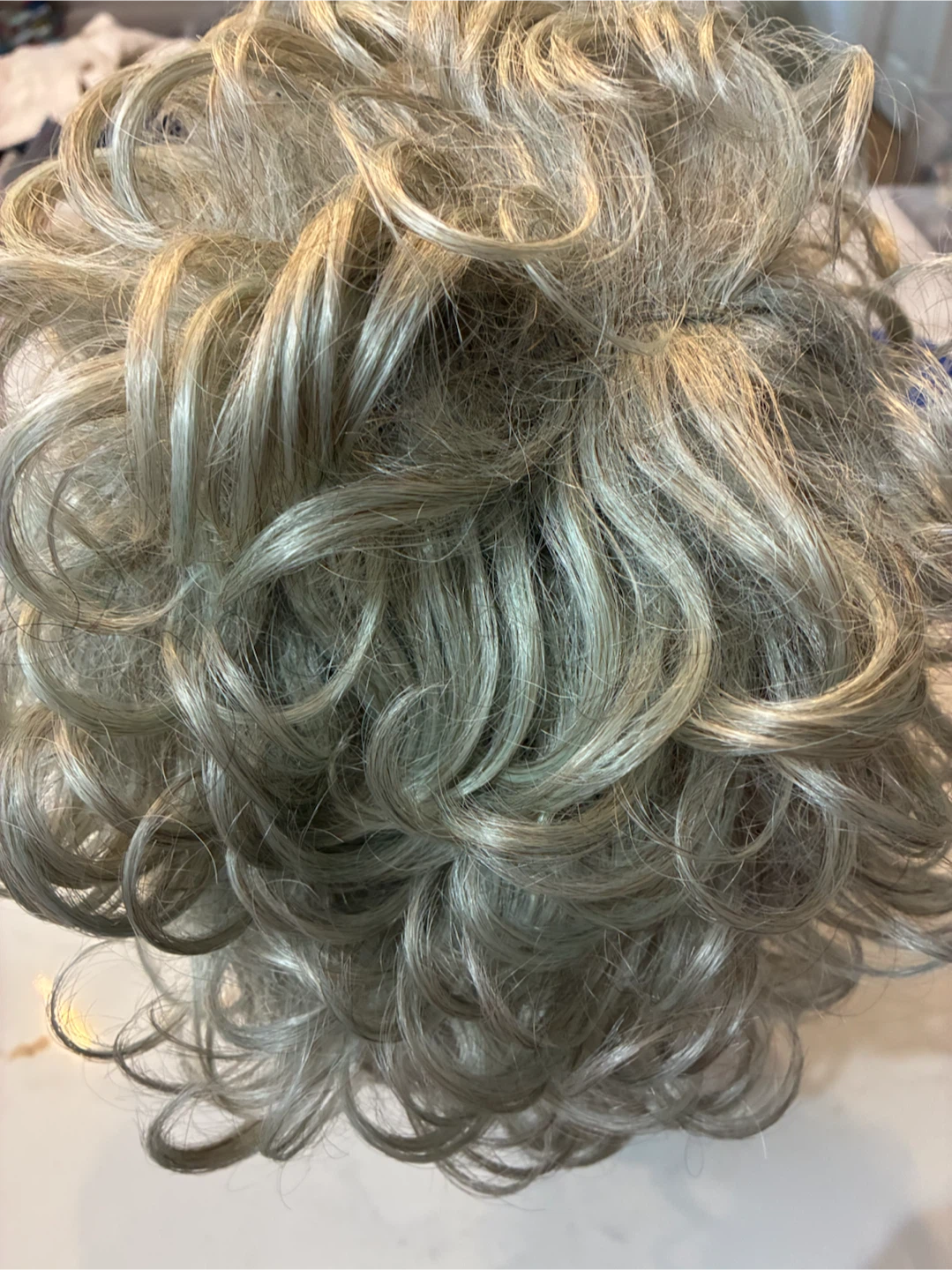 Old Man Halloween Mask – Realistic Gray Hair – $35 - photo 2