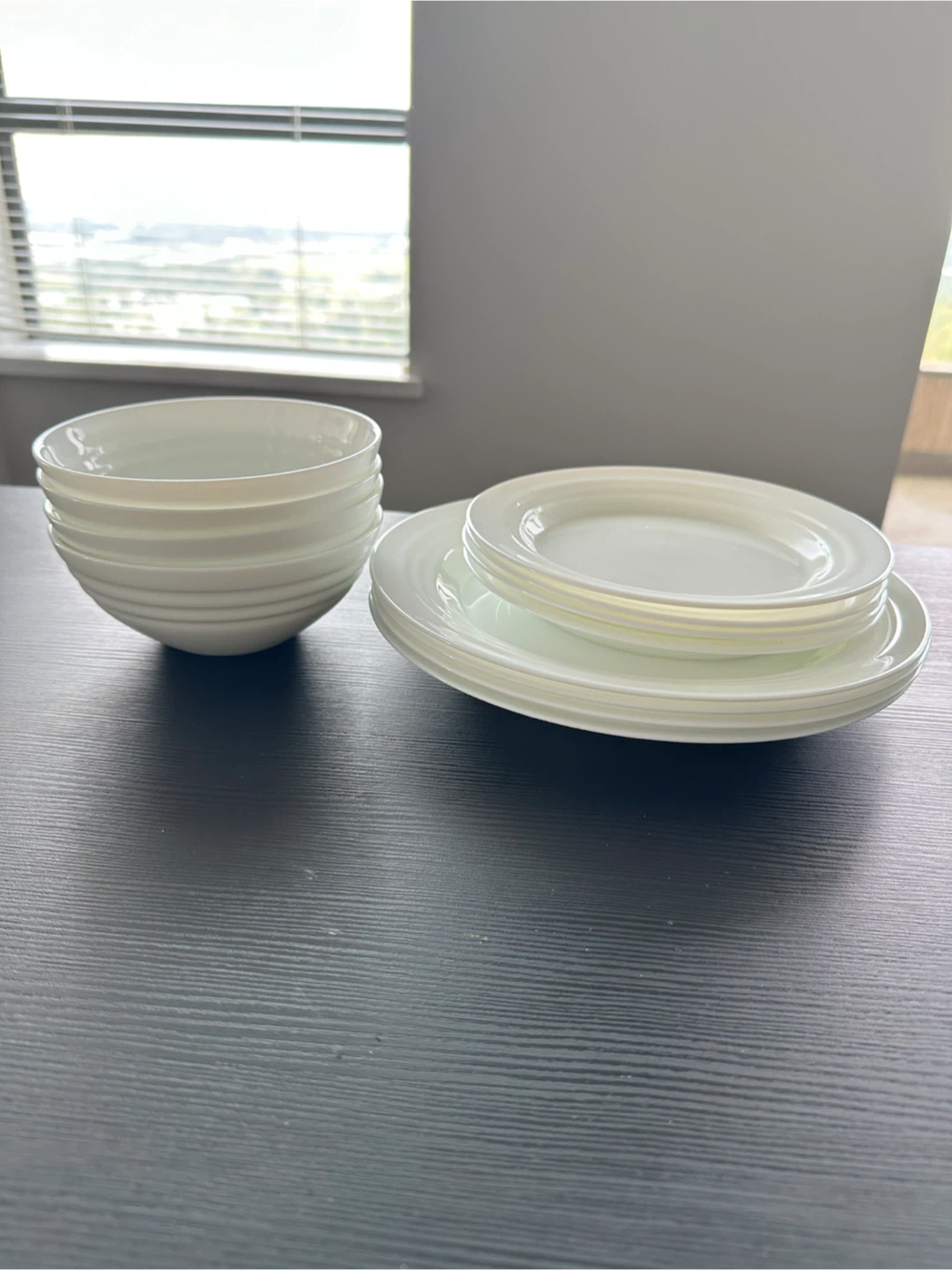 Elegant White 12 piece Dinnerware Set - photo 2