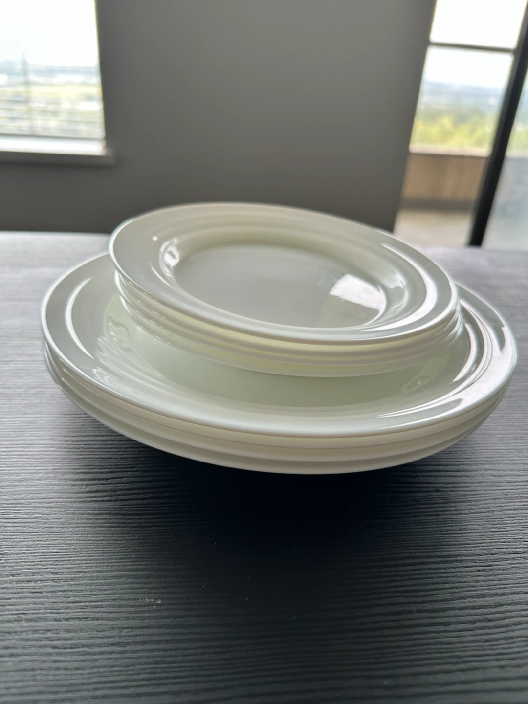 Elegant White 12 piece Dinnerware Set - photo 3