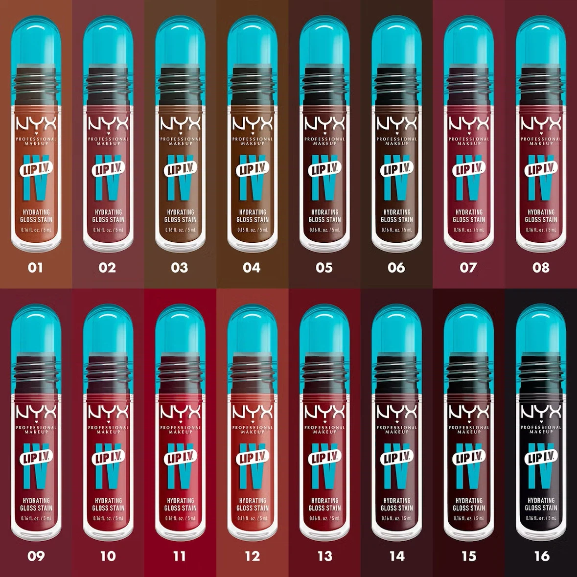 Nyx iv lip stain (all shades available)