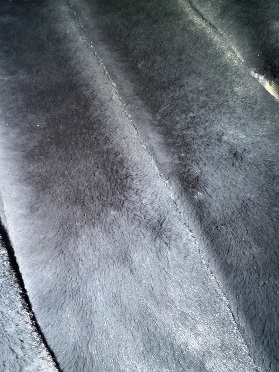 Gray Faux Fur Open Front Jacket - photo 3