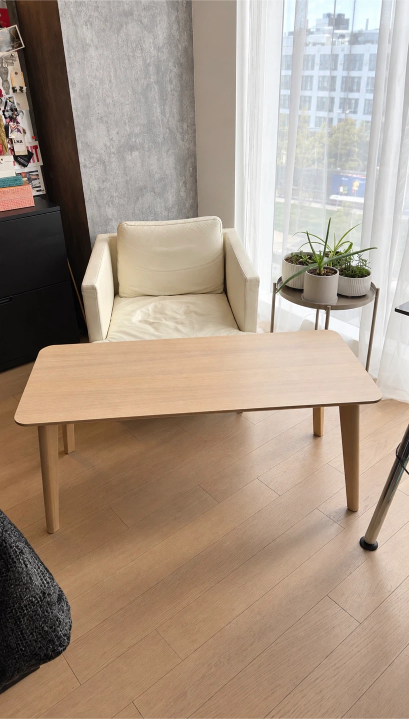 IKEA LISABO Table – Light Ash Wood – Good Condition