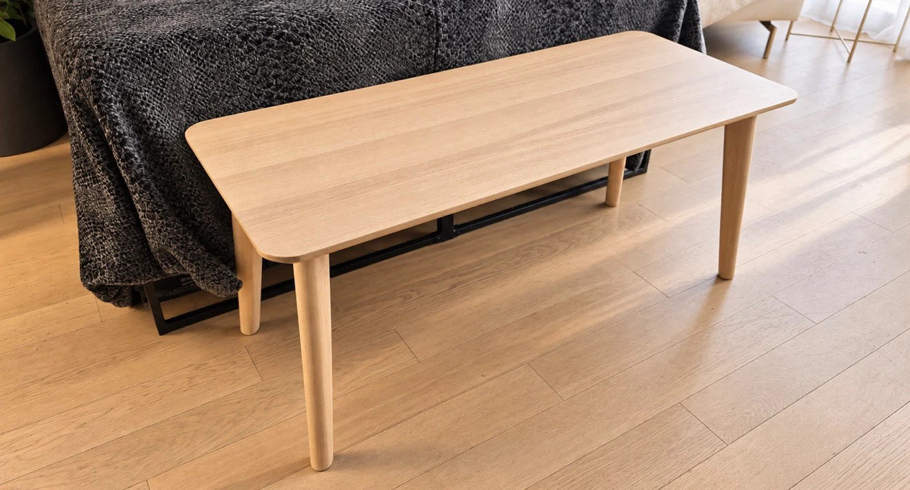 IKEA LISABO Table – Light Ash Wood – Good Condition - photo 2