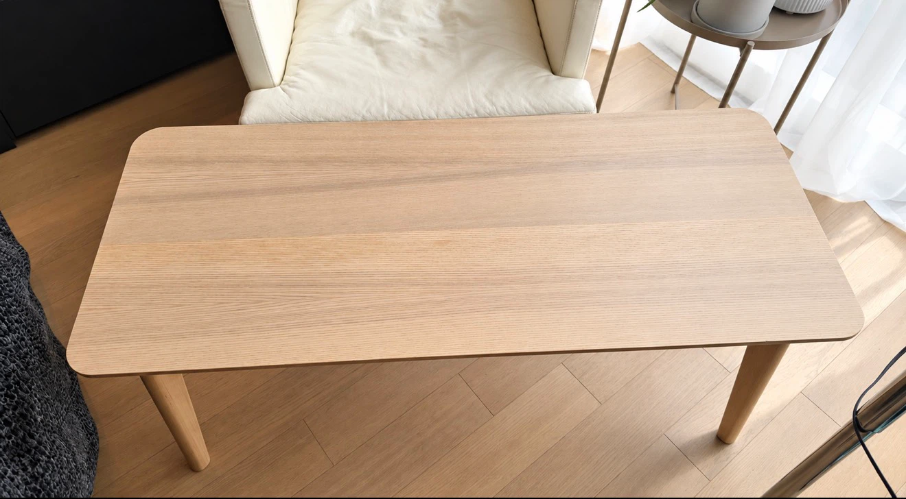 IKEA LISABO Table – Light Ash Wood – Good Condition - photo 3
