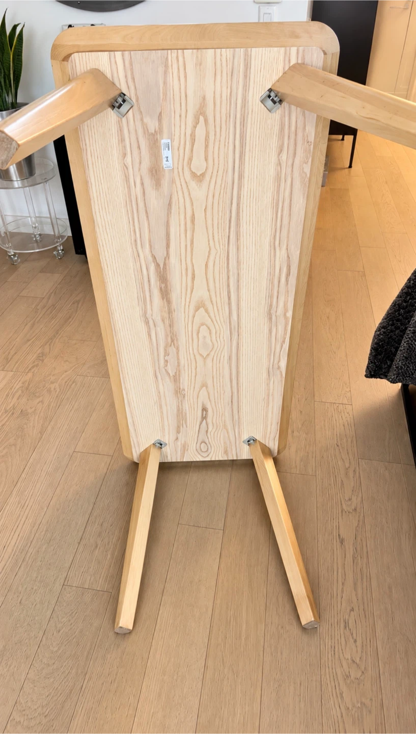IKEA LISABO Table – Light Ash Wood – Good Condition - photo 4