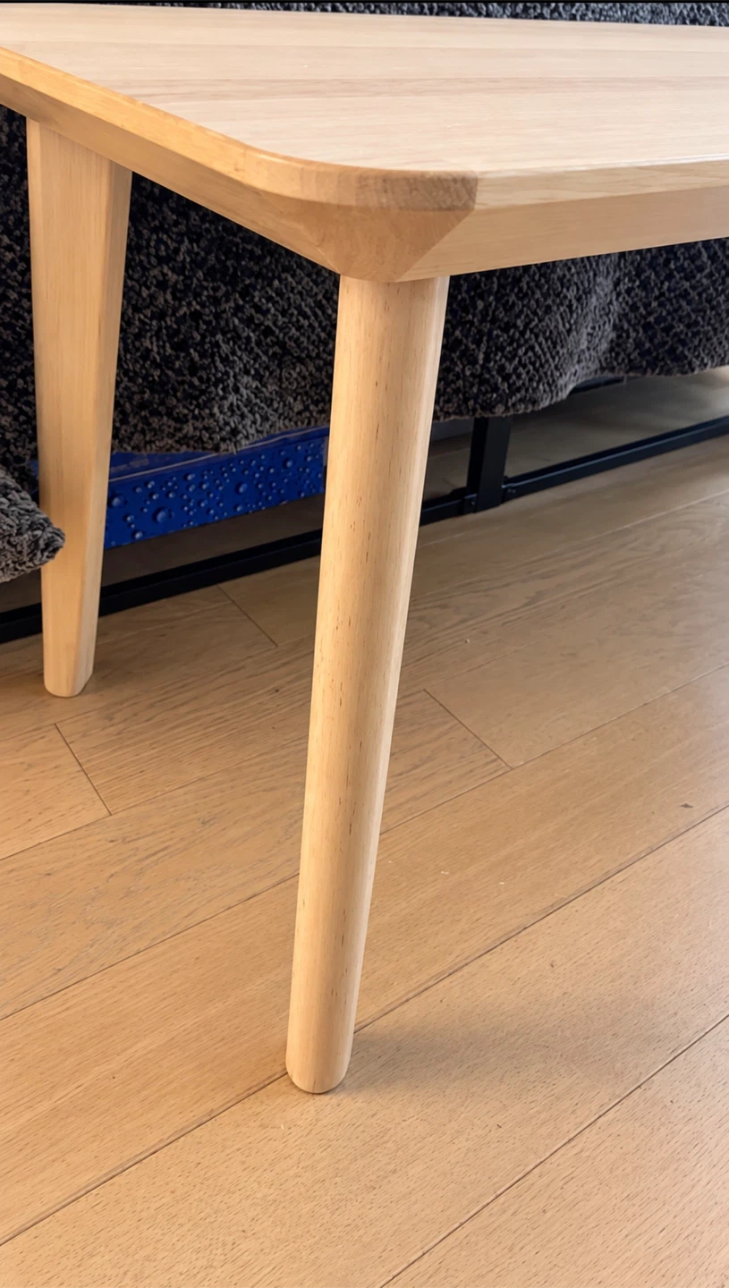 IKEA LISABO Table – Light Ash Wood – Good Condition - photo 5