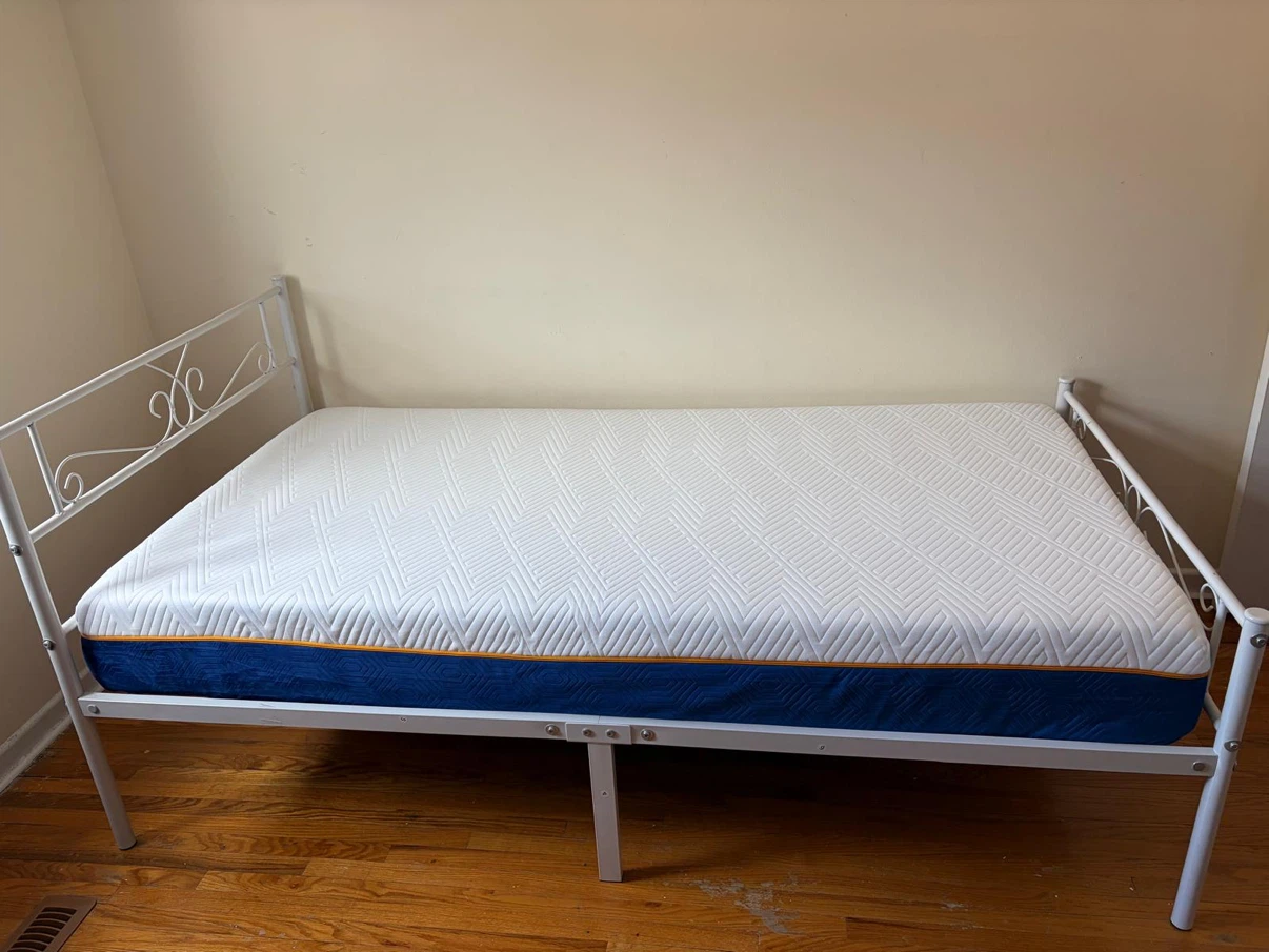 Twin  Bed Frame and Mattress - photo 2