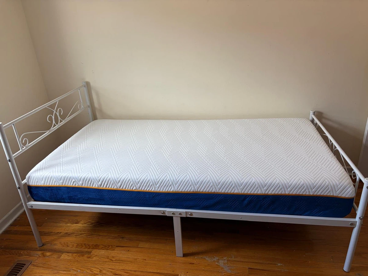 Twin  Bed Frame and Mattress - photo 3