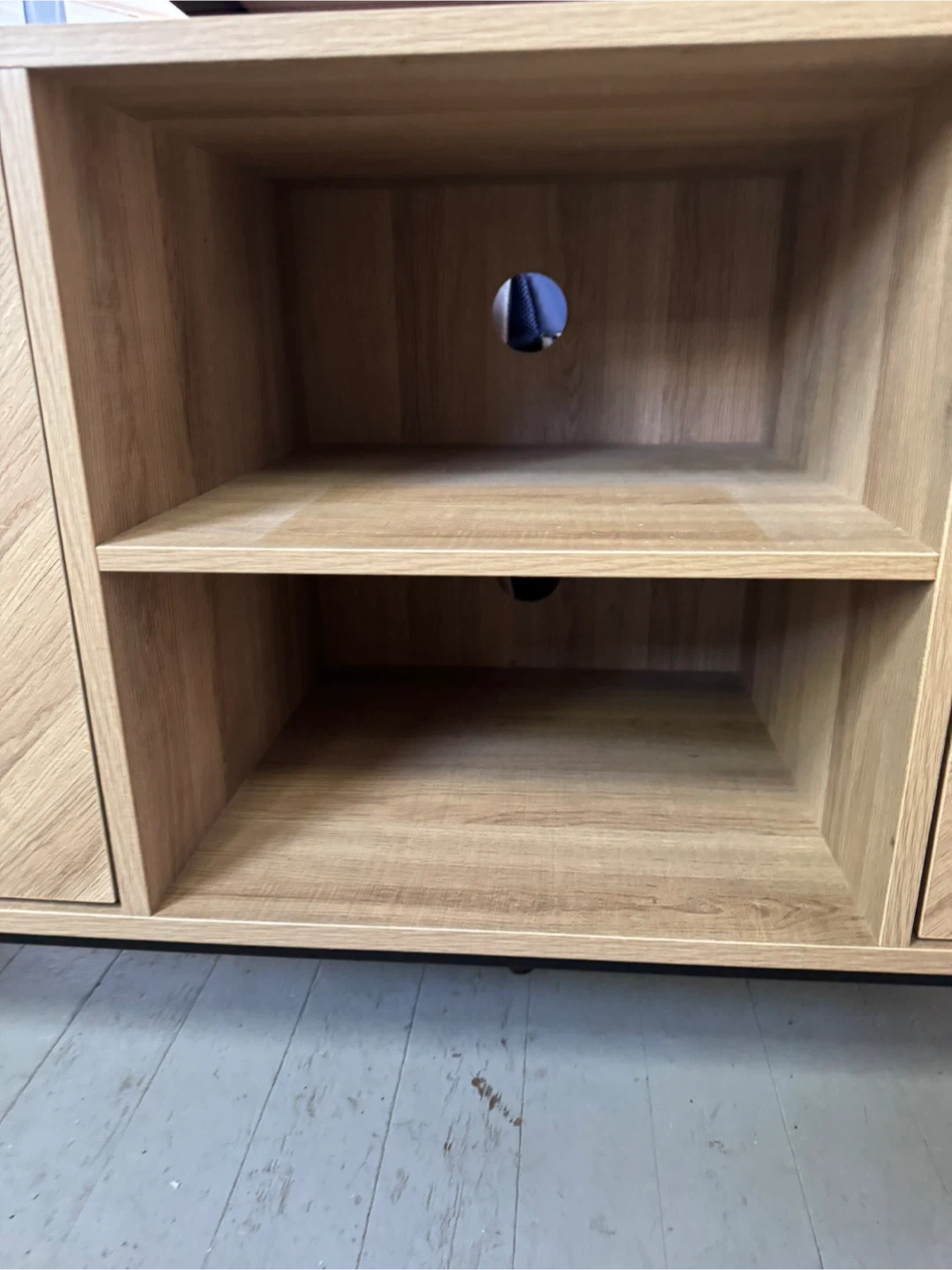 Nathan James Herringbone TV Stand / Media Console - photo 5