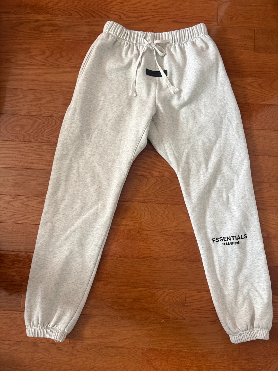 Essential Light Oatmeal Pants Size Medium