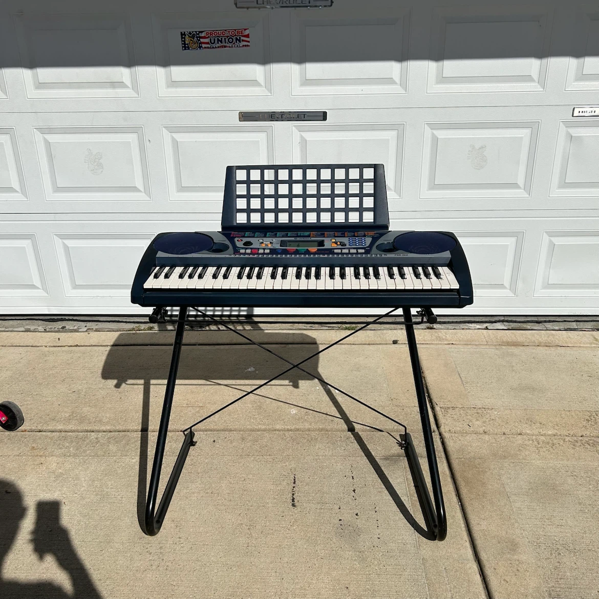Yamaha PSR-260 Keyboard with accessories