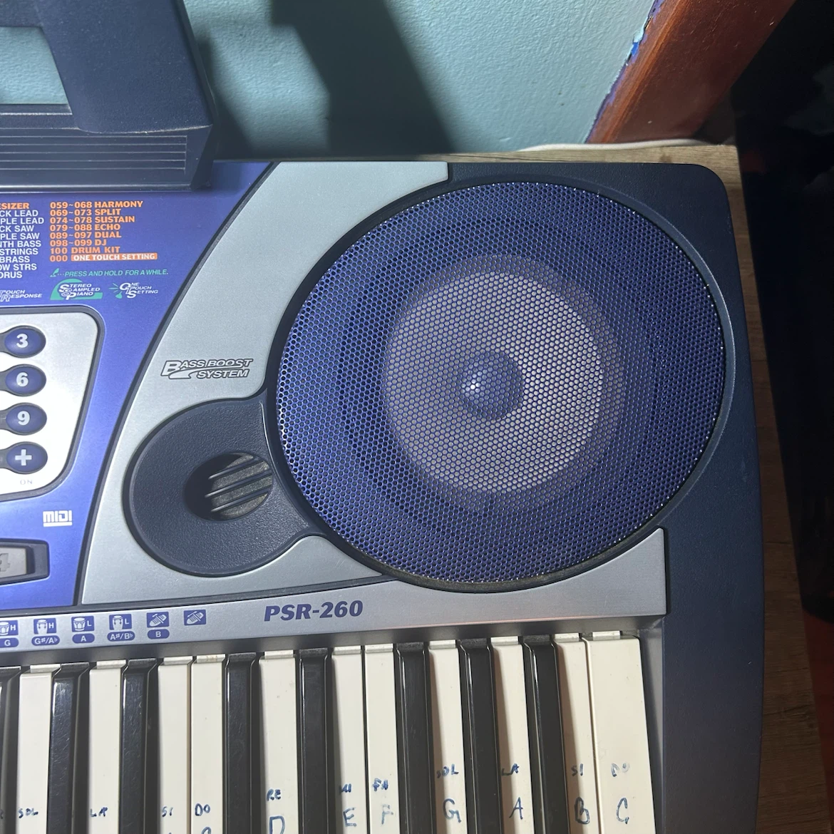 Yamaha PSR-260 Keyboard with accessories - photo 3
