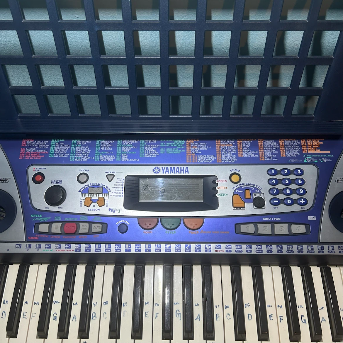 Yamaha PSR-260 Keyboard with accessories - photo 4