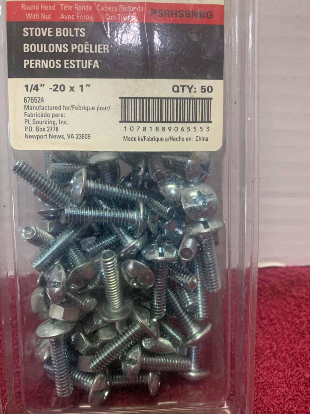 STOVE BOLTS