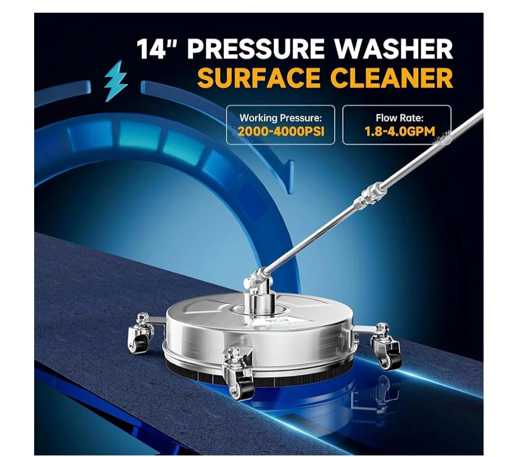 14-Inch Pressure Washer Surface Cleaner - photo 3