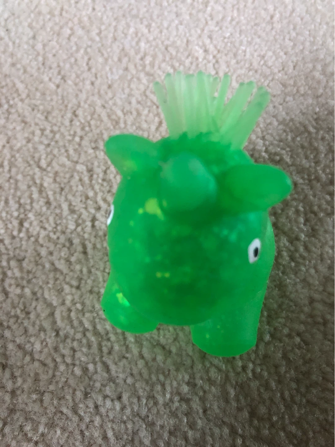 Green Squishy Horse Toy
