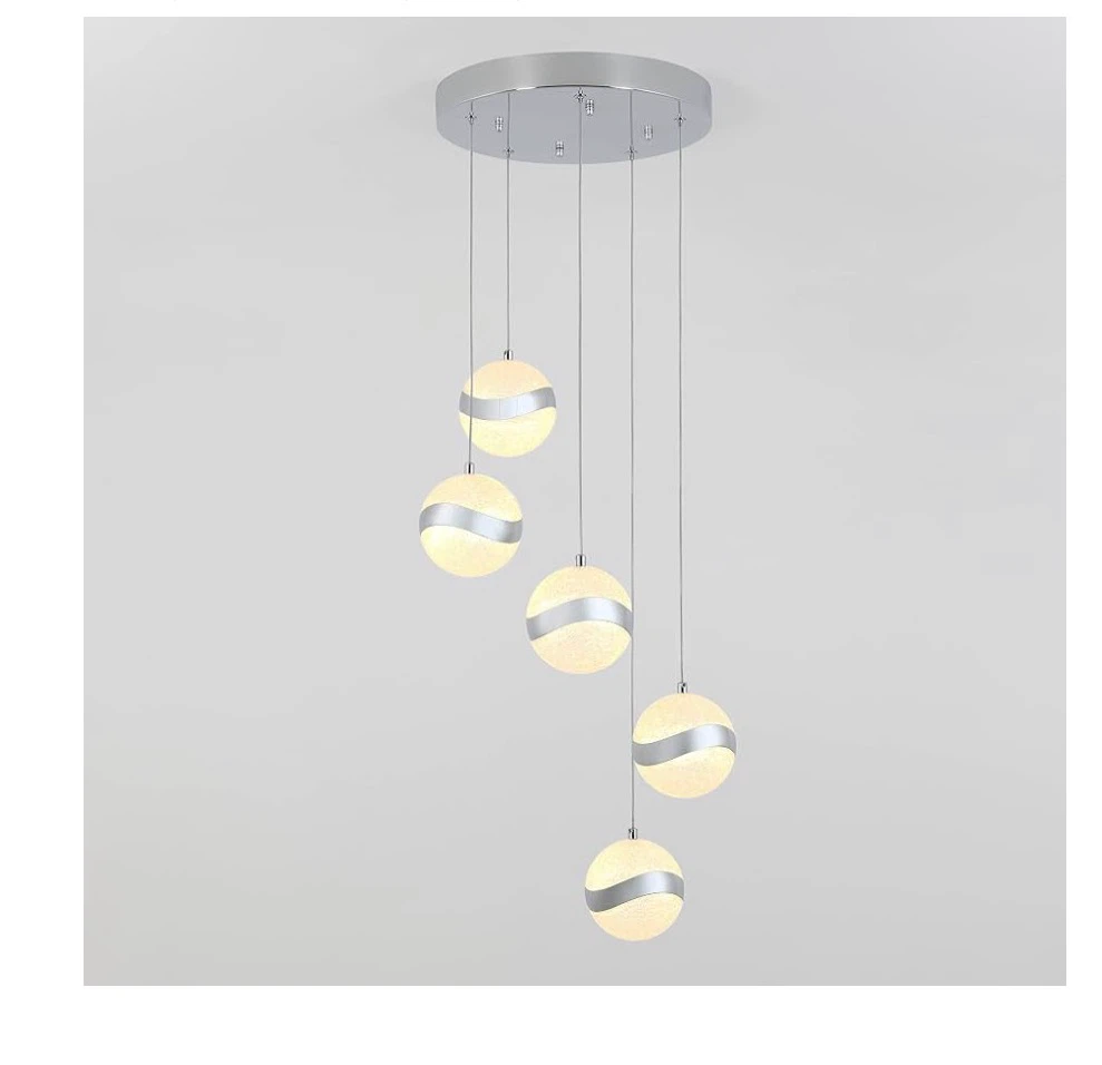 5-Light Multi-Globe Pendant Light - photo 4