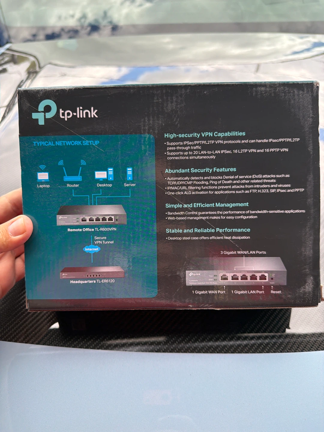 TP-Link SafeStream Gigabit VPN Router TL-R600VPN - photo 2