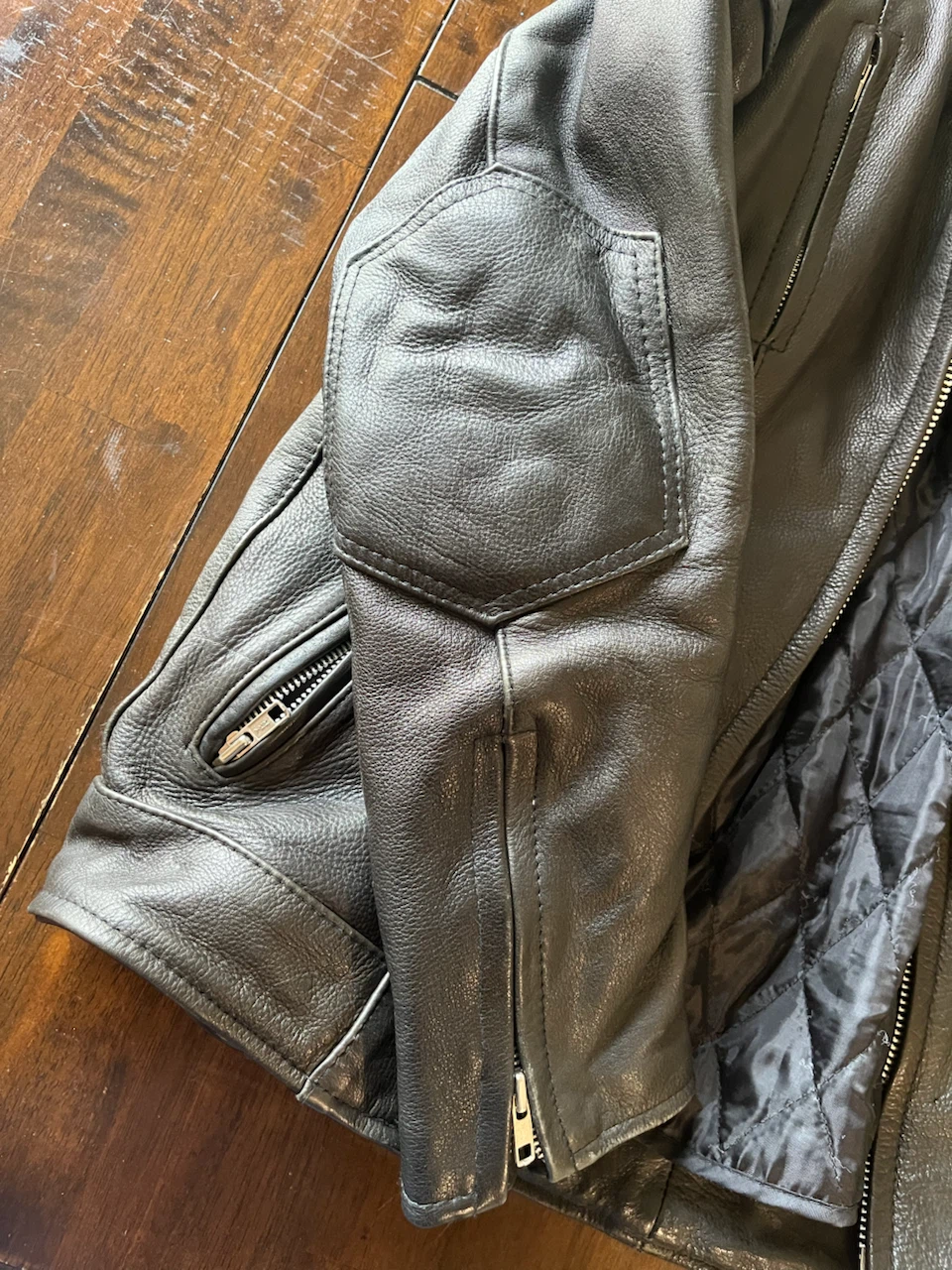 Daytona Leather Motorcycle Jacket - photo 3