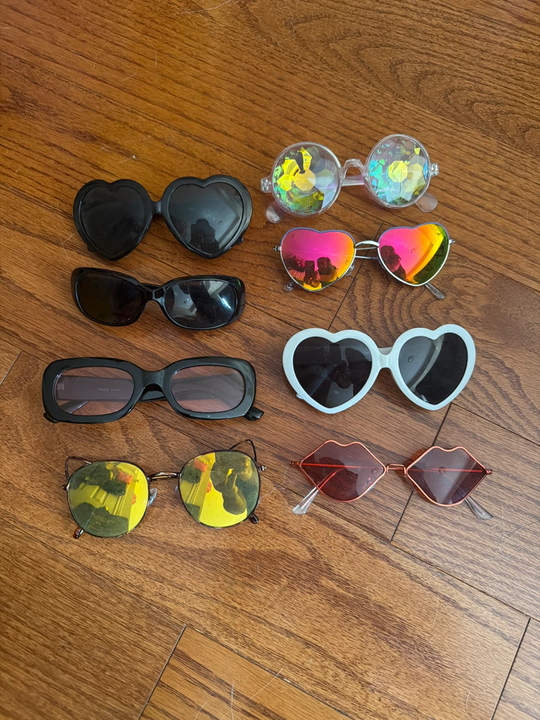 Girl fashion sun glasses