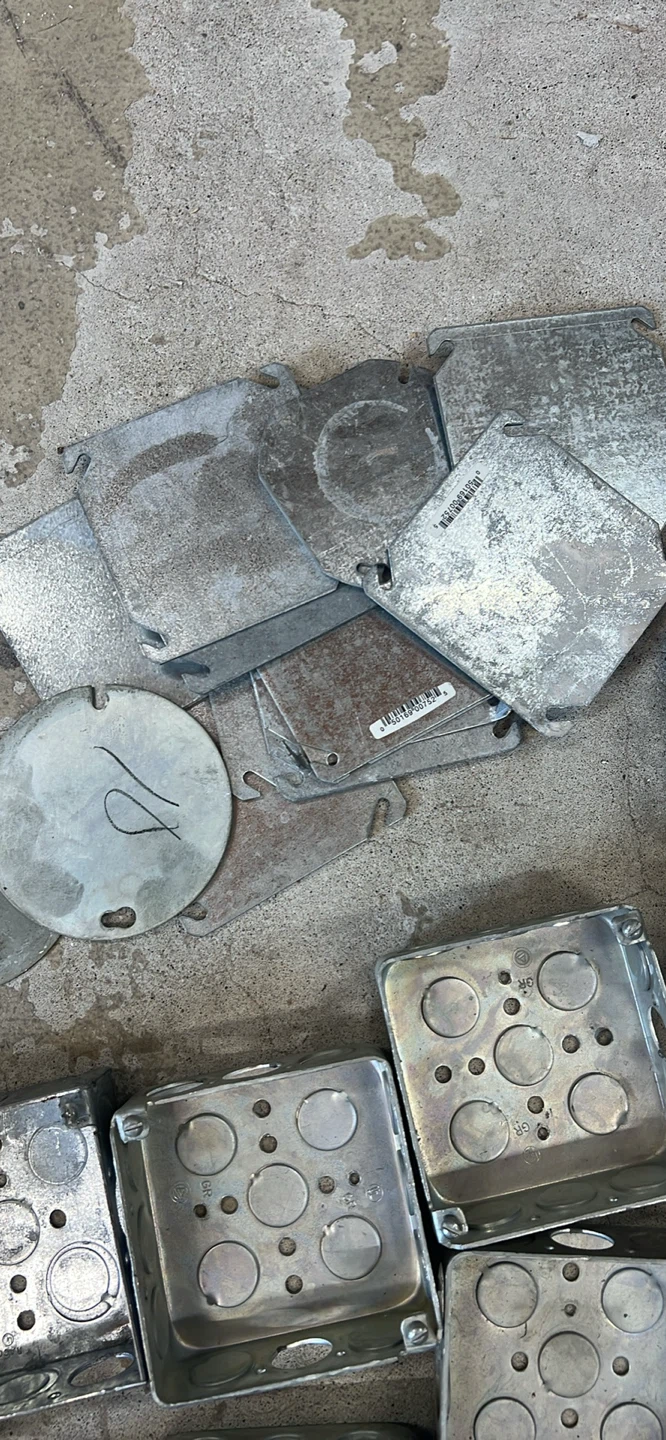 Assorted Electrical Junction Boxes and Covers - photo 3