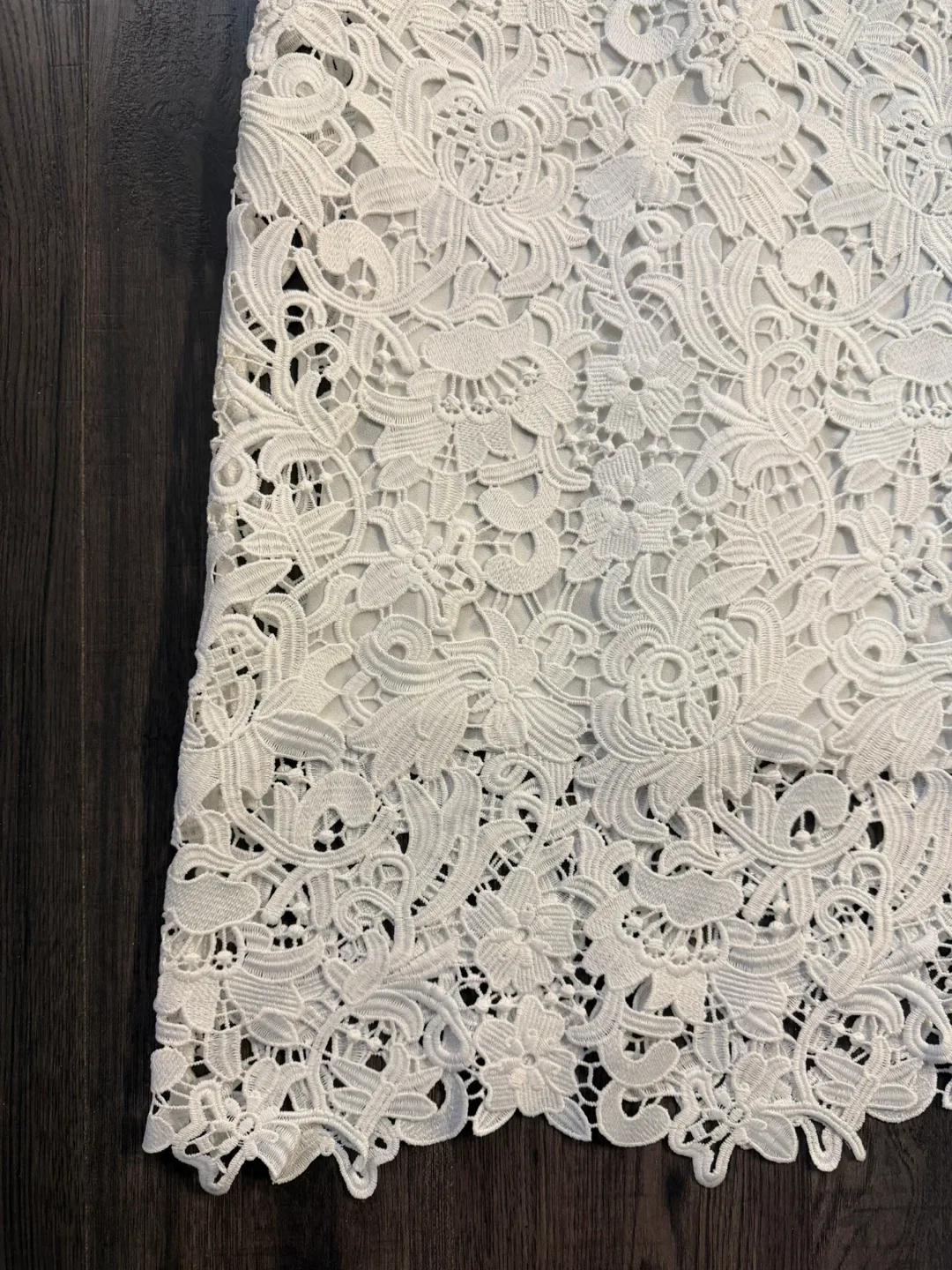 Zara Woman White Lace Dress - photo 4