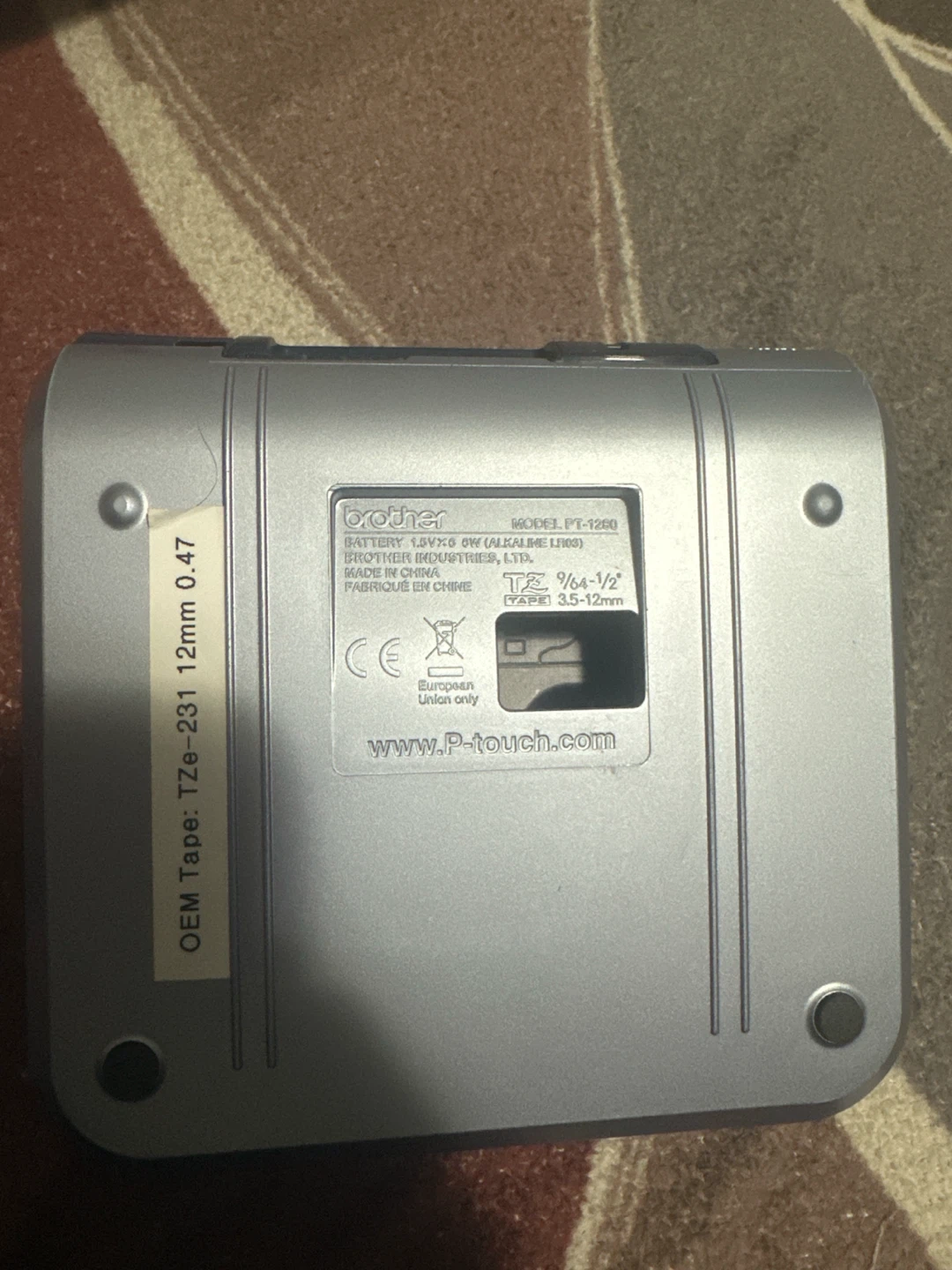 Brother P-touch PT-1280 Label Maker - photo 2