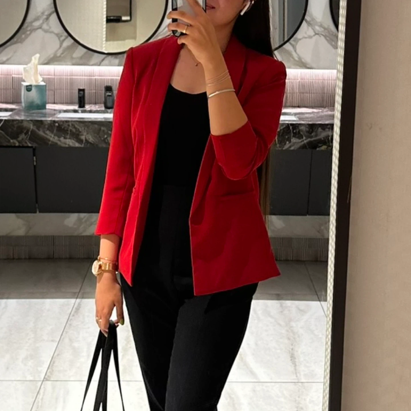 H&M Red Blazer - Size 36P
