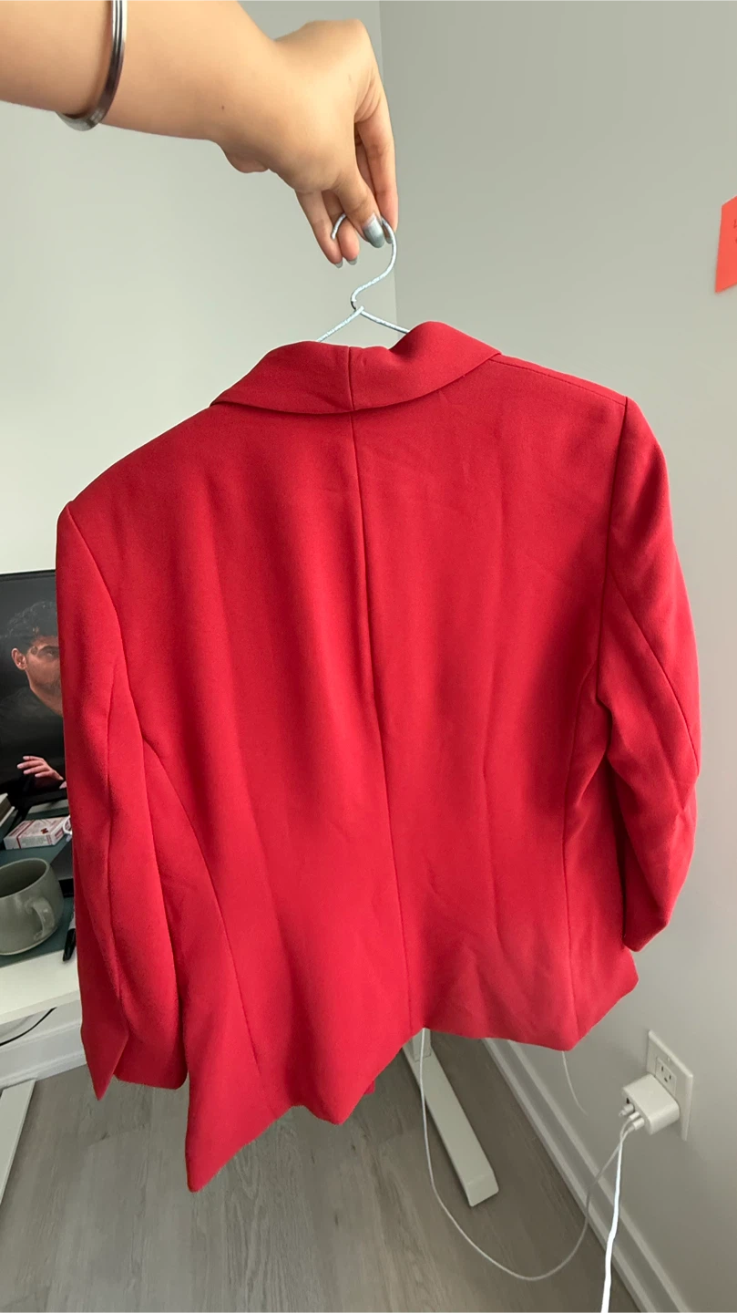 H&M Red Blazer - Size 36P - photo 3