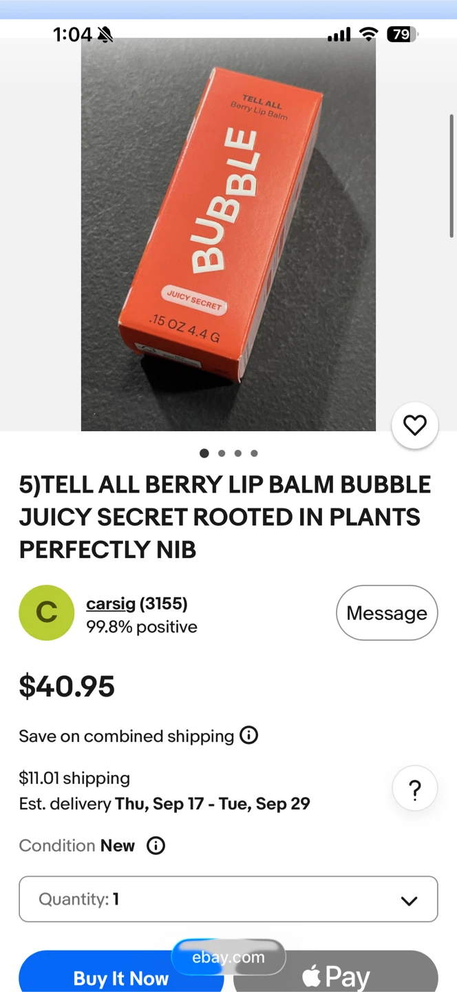 Brand new Bubble All Minty Lip Balm - photo 2