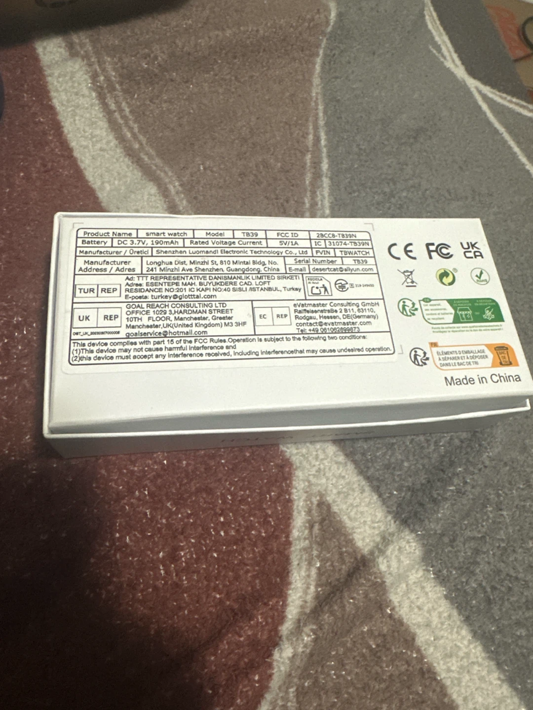 Smart Watch TB39 - photo 2
